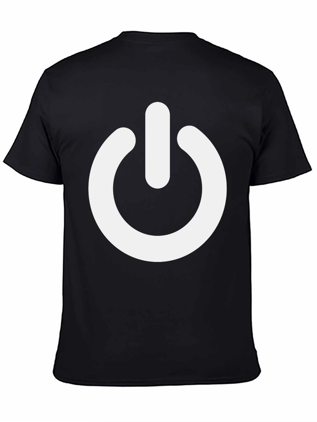 Power Symbol T-Shirt - Black Cotton Blend
