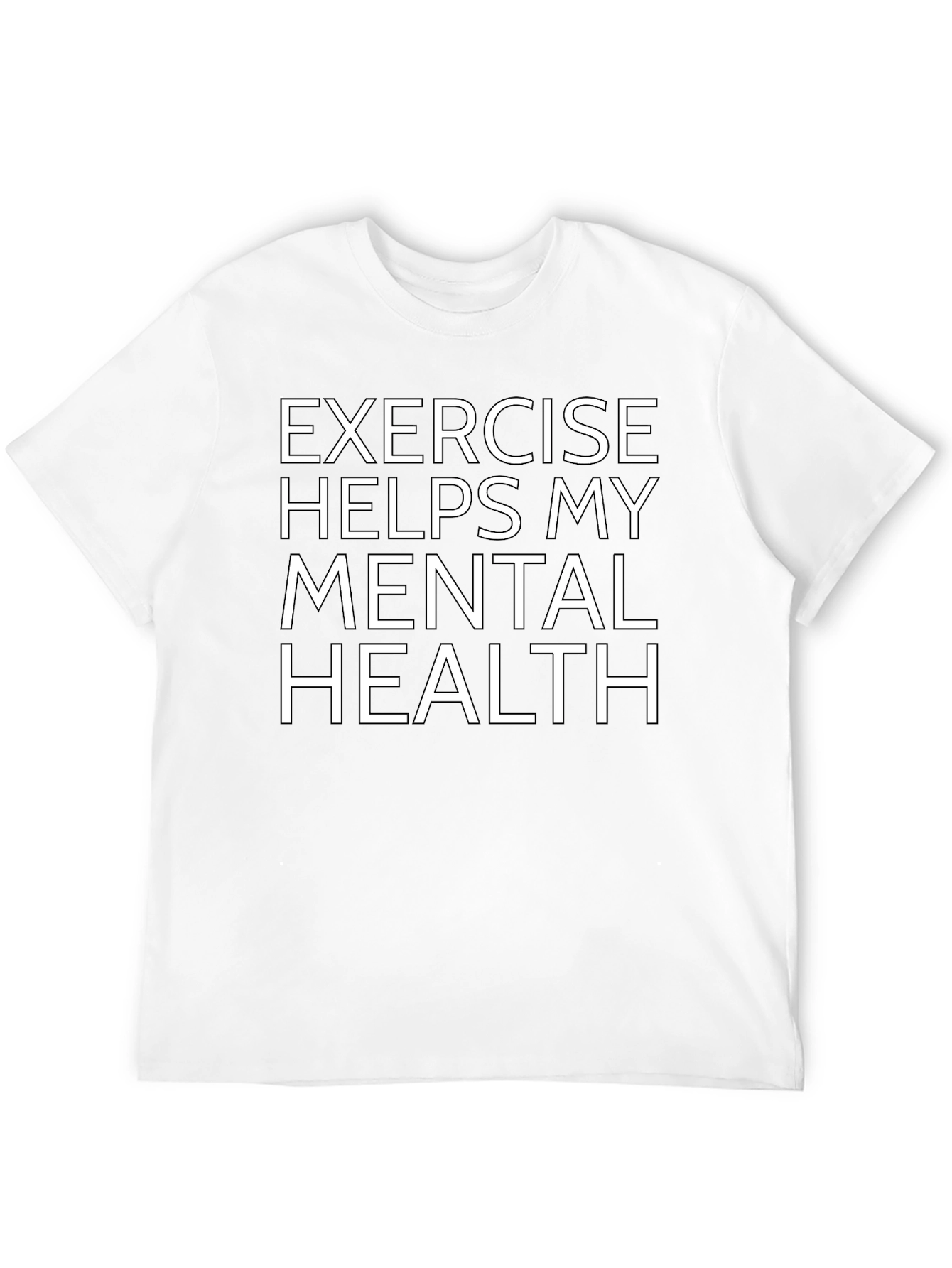 Exercise Helps Mental Health Graphic Tee