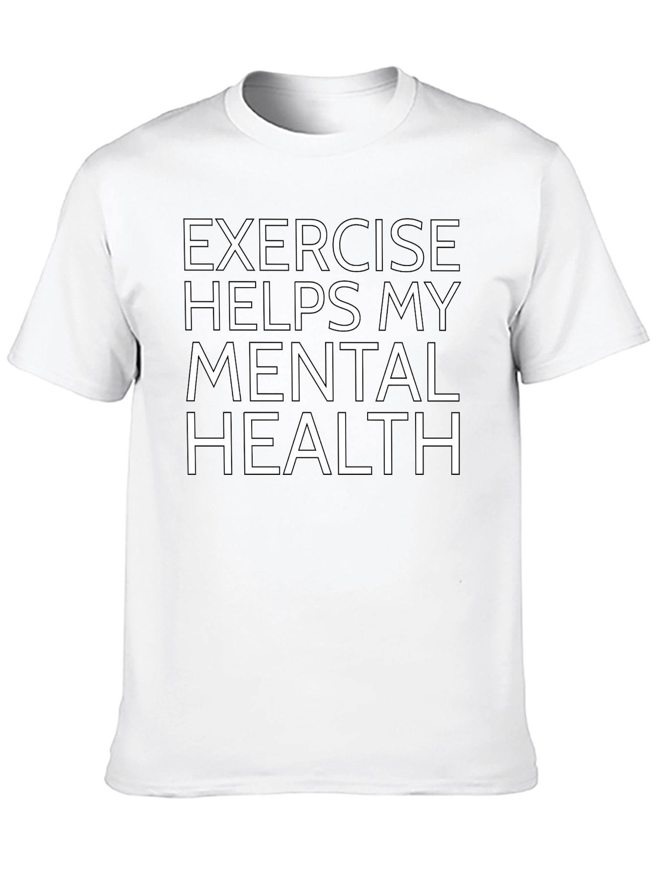 Exercise Helps Mental Health Graphic Tee