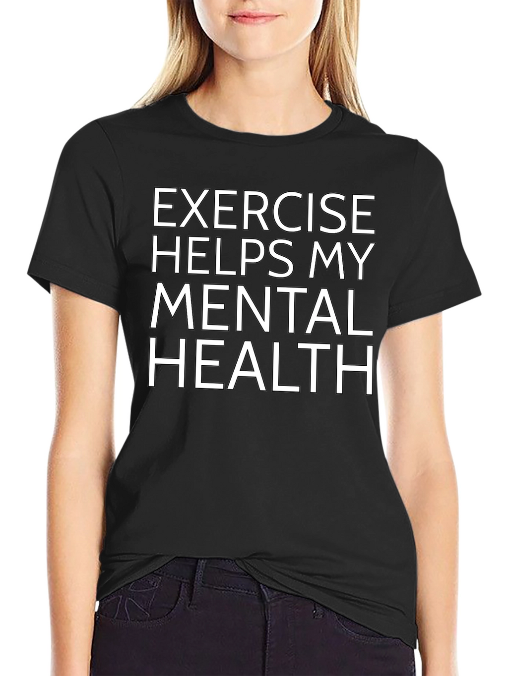 Exercise Helps Mental Health Graphic Tee