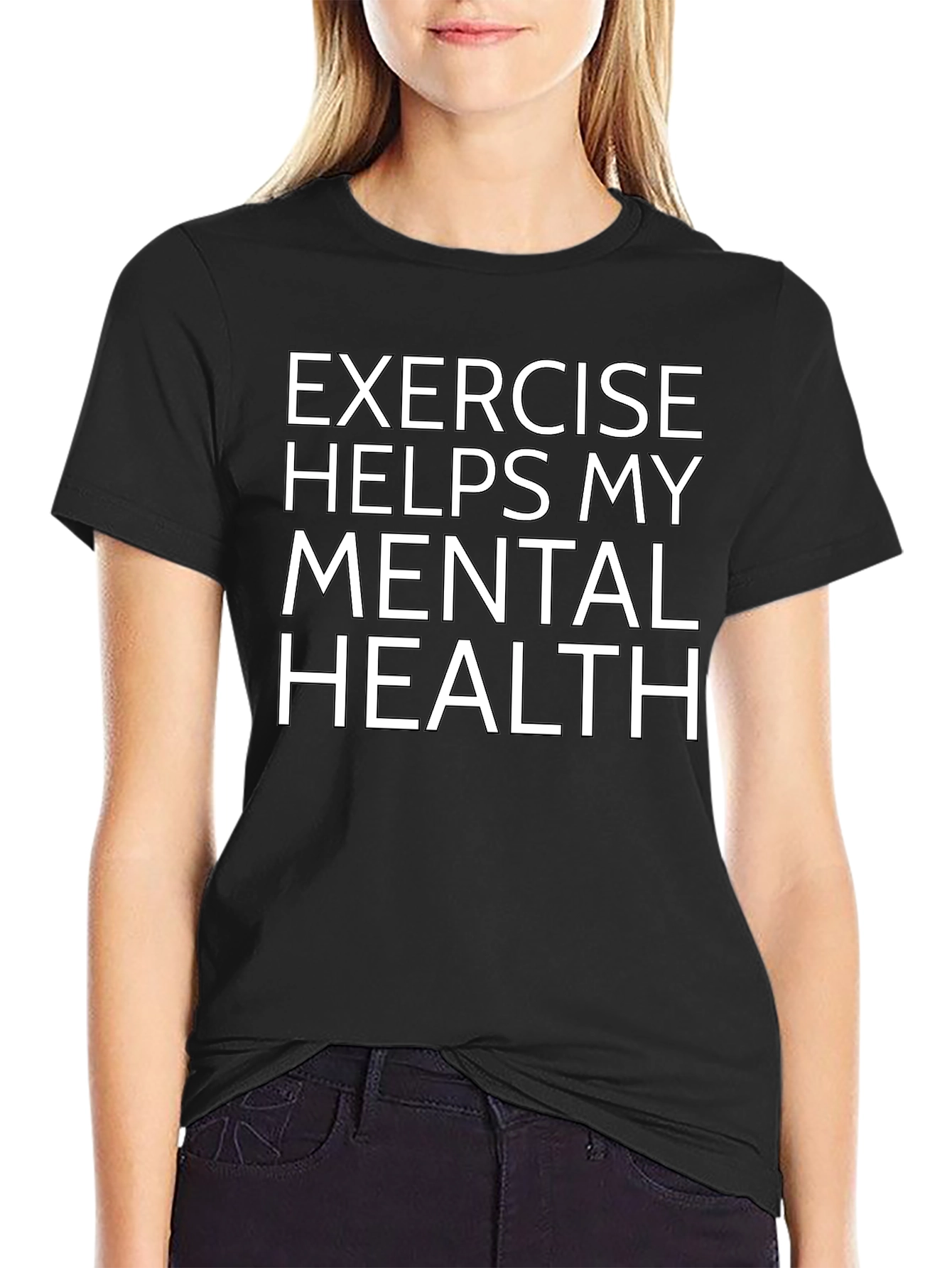 Exercise Helps Mental Health Graphic Tee