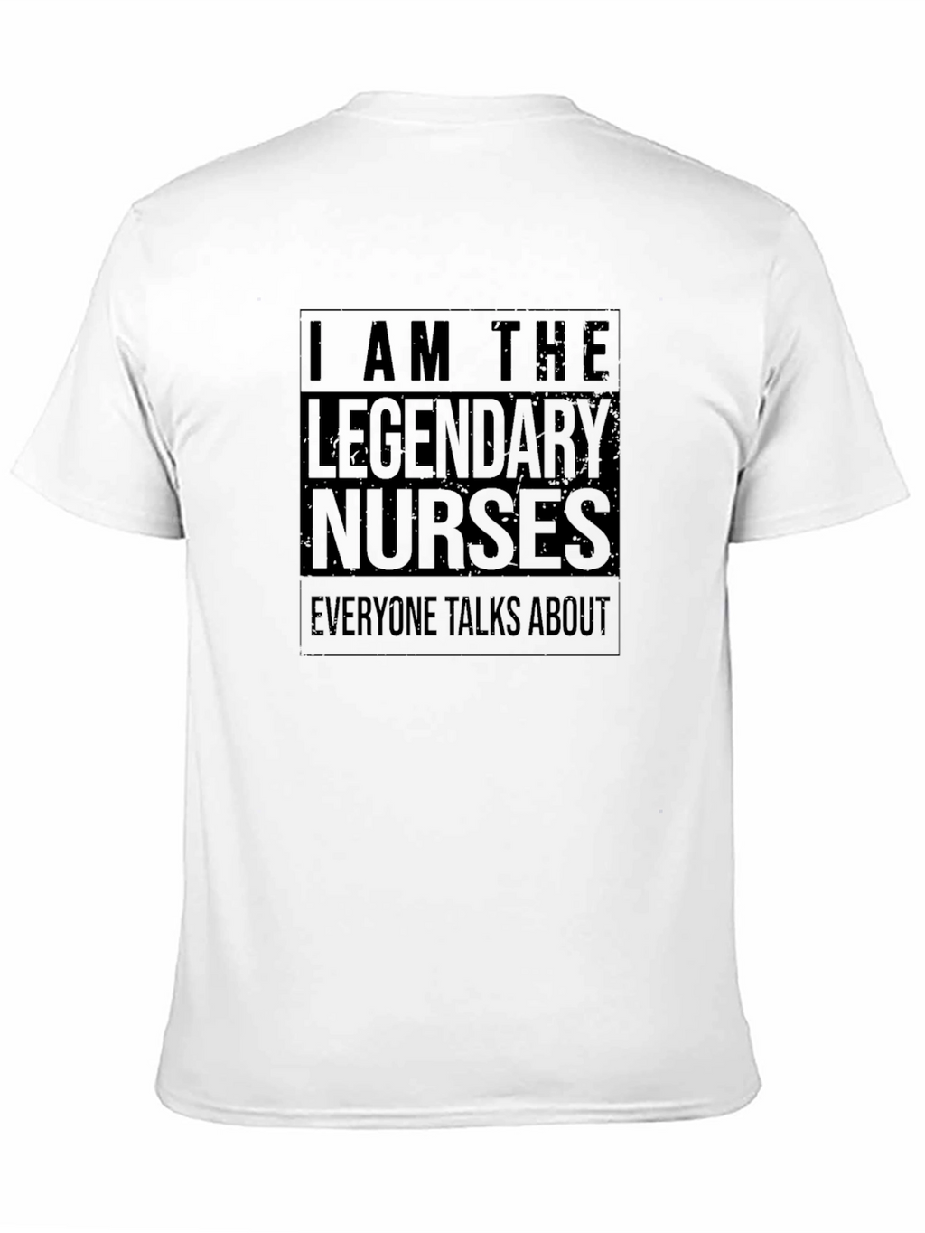 Legendary Nurses T-Shirt - Black Crew Neck Tee