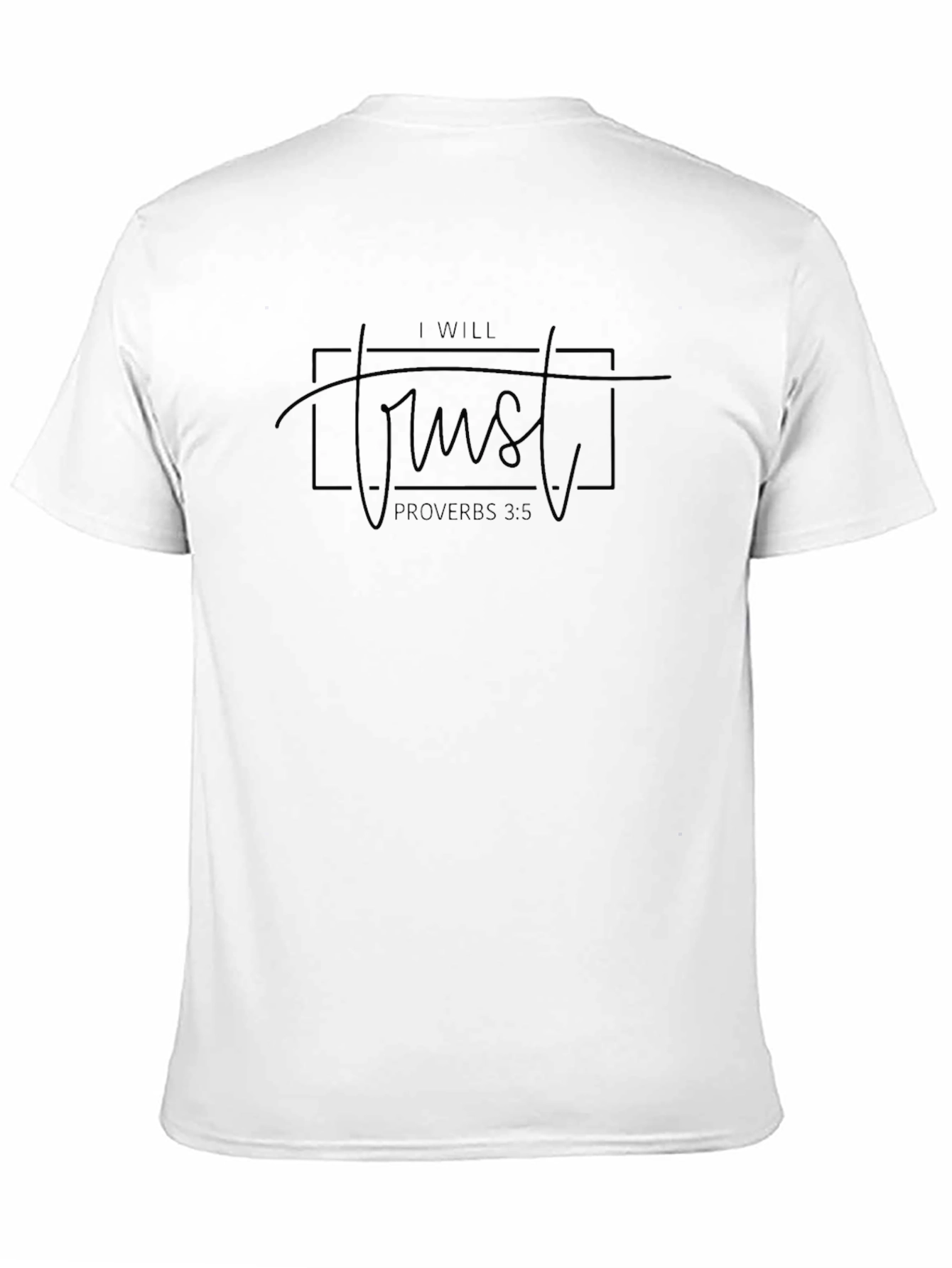 I Will Trust Black Christian T-Shirt