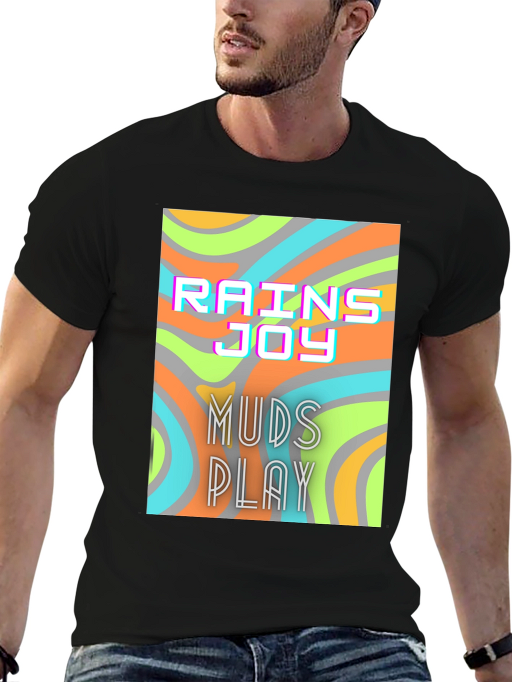 Rains Joy Mud Play Graphic Tee