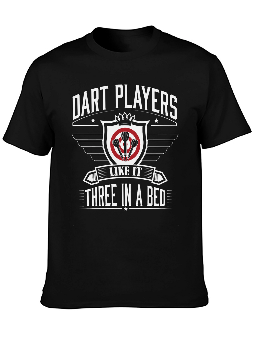 Dart Players Three In A Bed Graphic T-Shirt