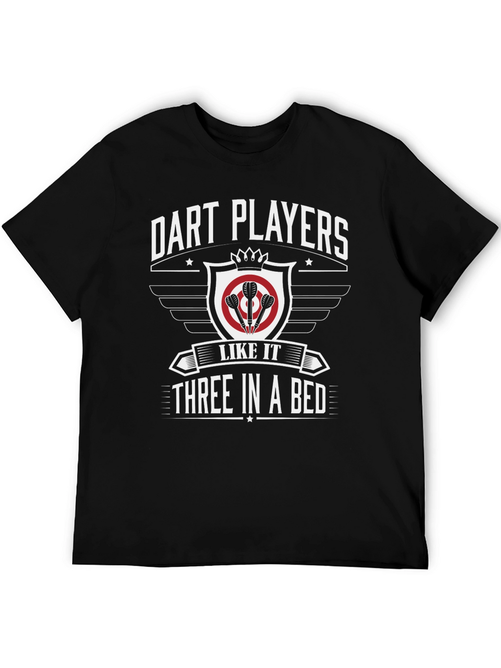 Dart Players Three In A Bed Graphic T-Shirt