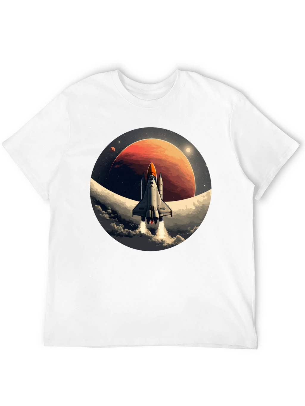 Space Shuttle Blast Off Graphic Tee