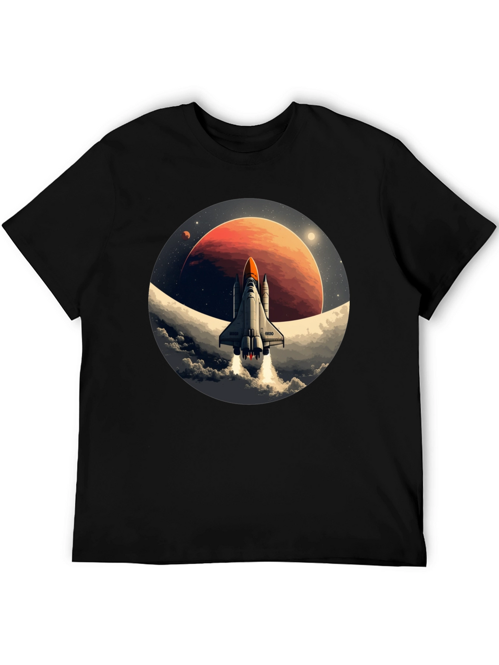 Space Shuttle Blast Off Graphic Tee