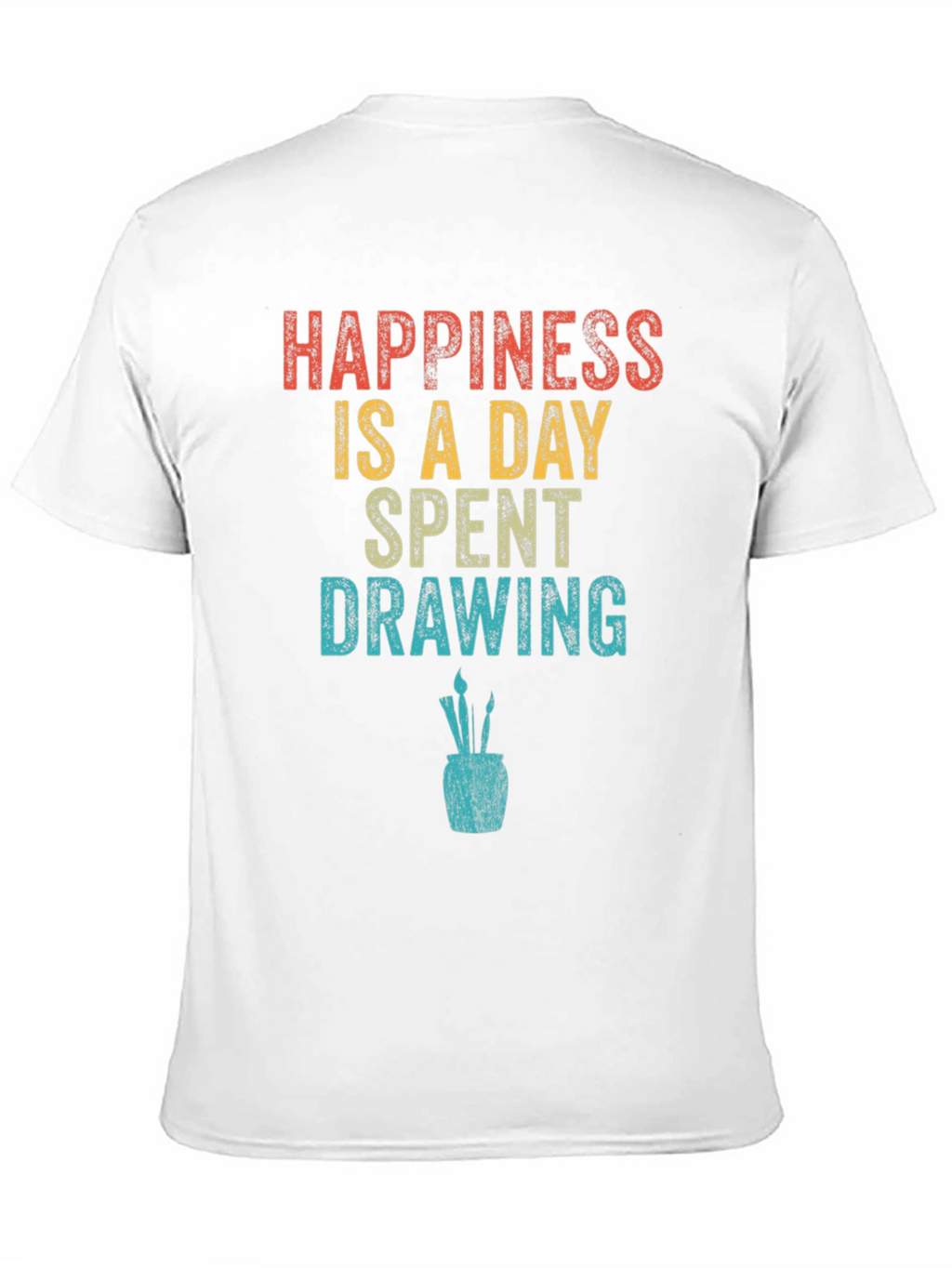 Happiness Drawing T-Shirt | Artist Graphic Tee