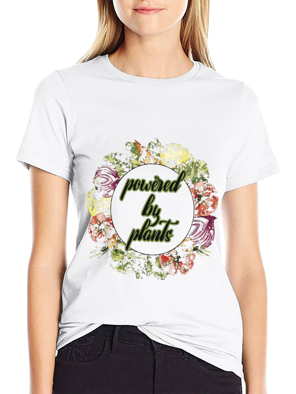 Powered By Plants T-Shirt - Vegan Tee
