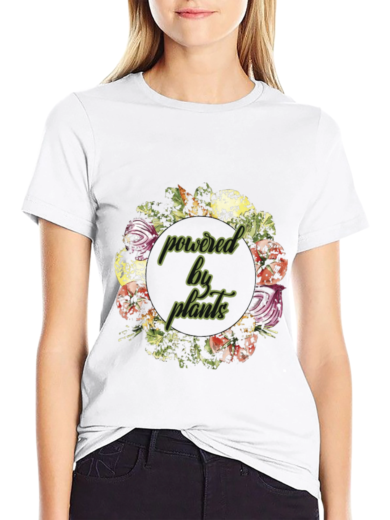 Powered By Plants T-Shirt - Vegan Tee