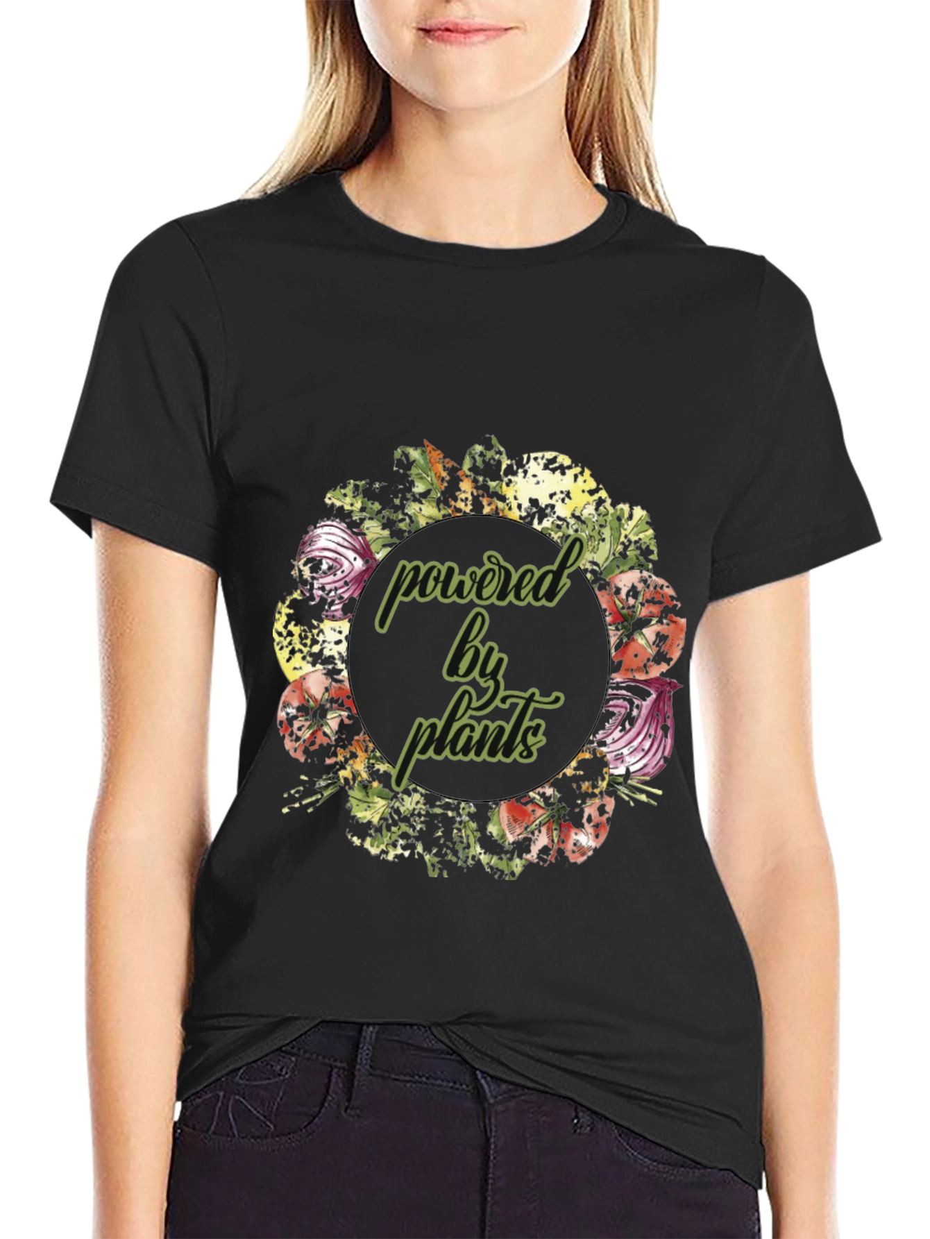 Powered By Plants T-Shirt - Vegan Tee