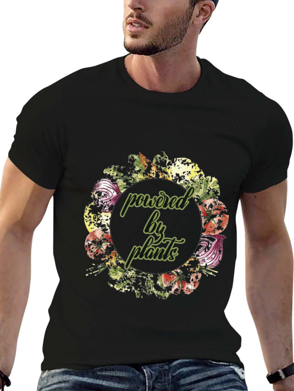 Powered By Plants T-Shirt - Vegan Tee