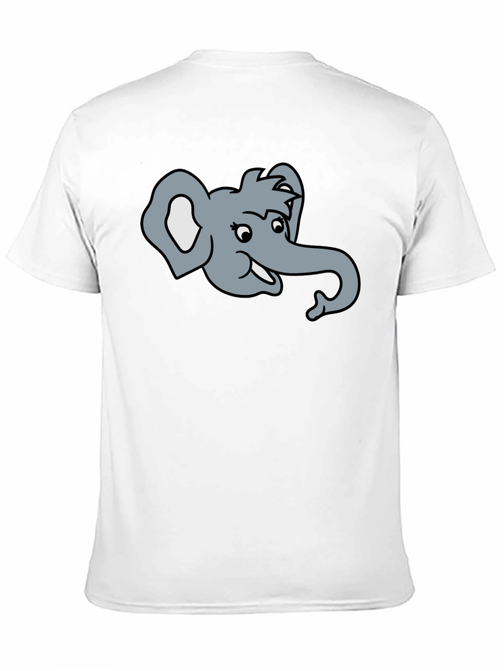 Elephant Cartoon Graphic T-Shirt