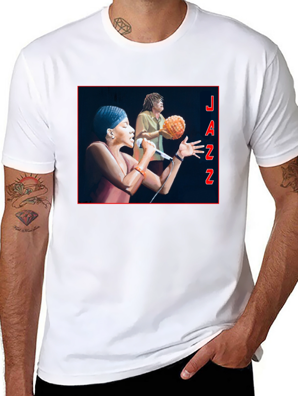 Jazz Music T-Shirt - Cool Graphic Tee