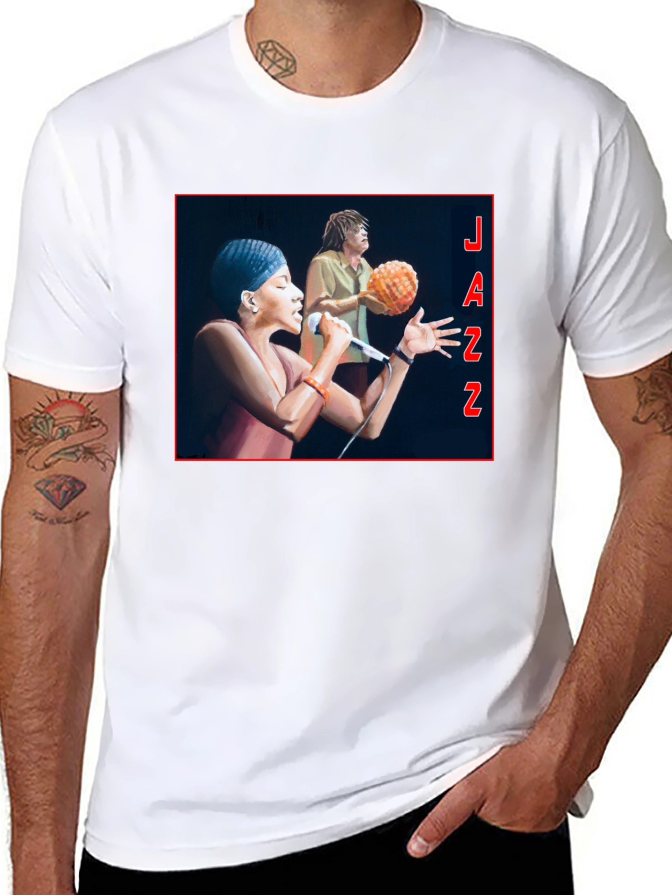 Jazz Music T-Shirt - Cool Graphic Tee
