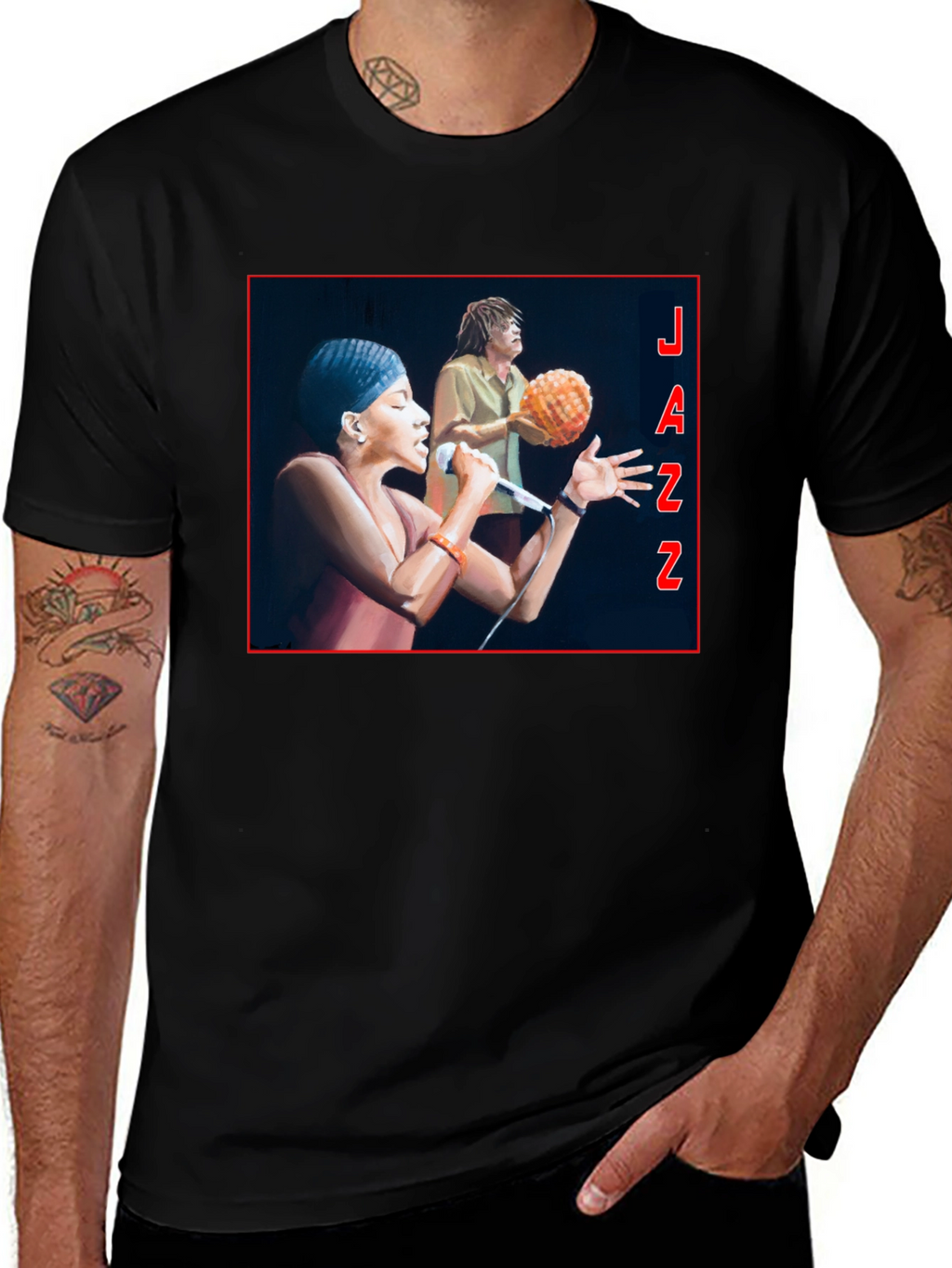 Jazz Music T-Shirt - Cool Graphic Tee