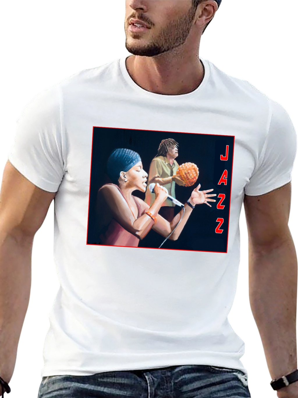 Jazz Music T-Shirt - Cool Graphic Tee