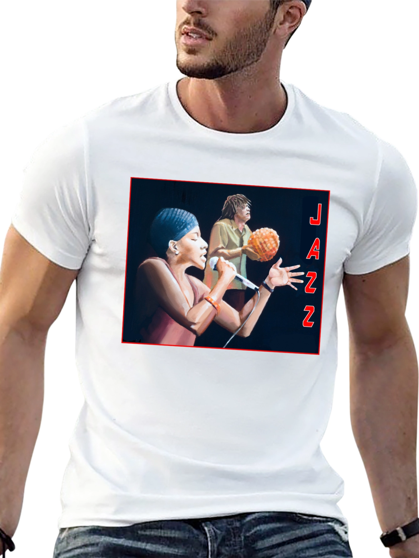 Jazz Music T-Shirt - Cool Graphic Tee