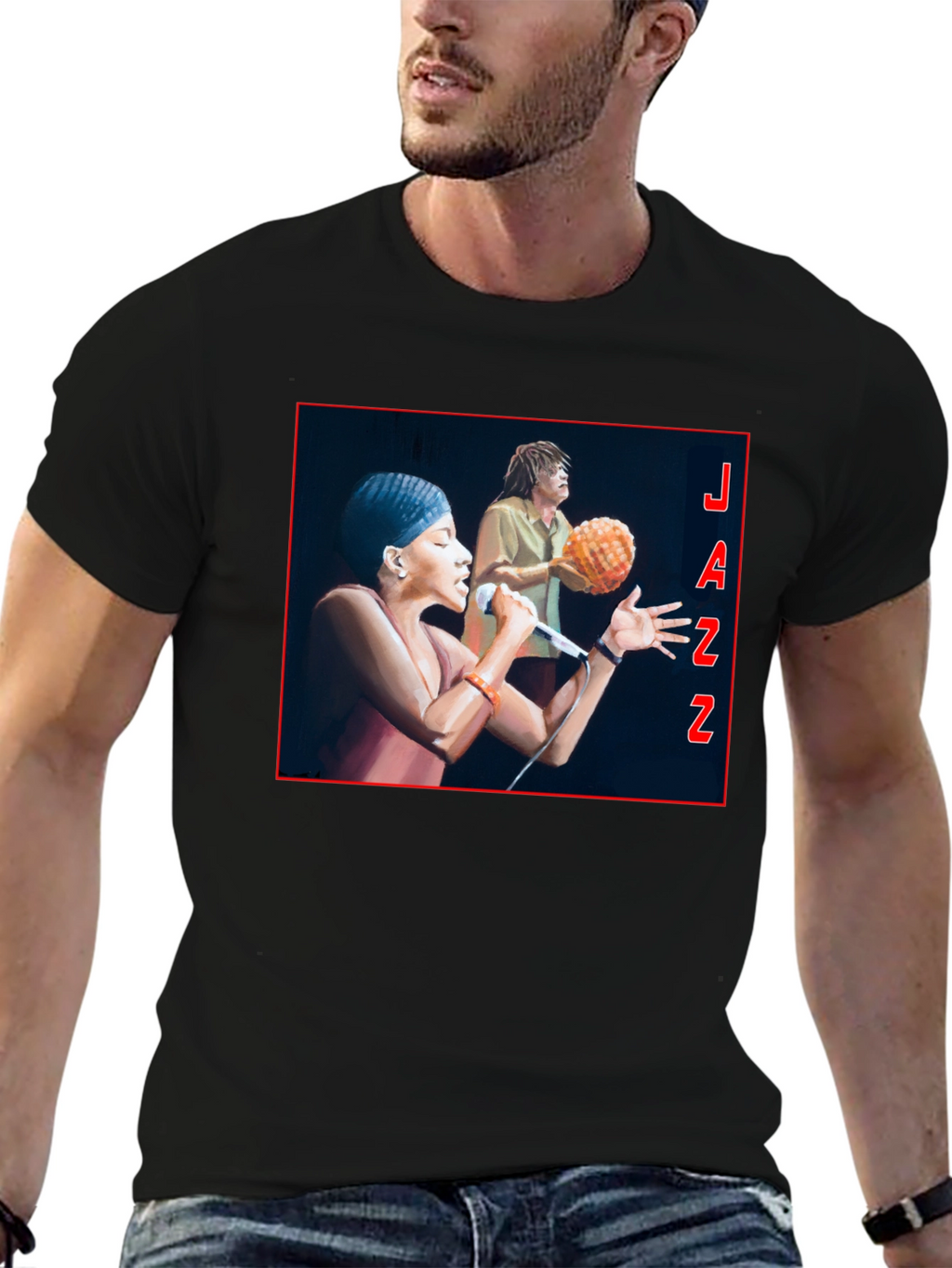 Jazz Music T-Shirt - Cool Graphic Tee