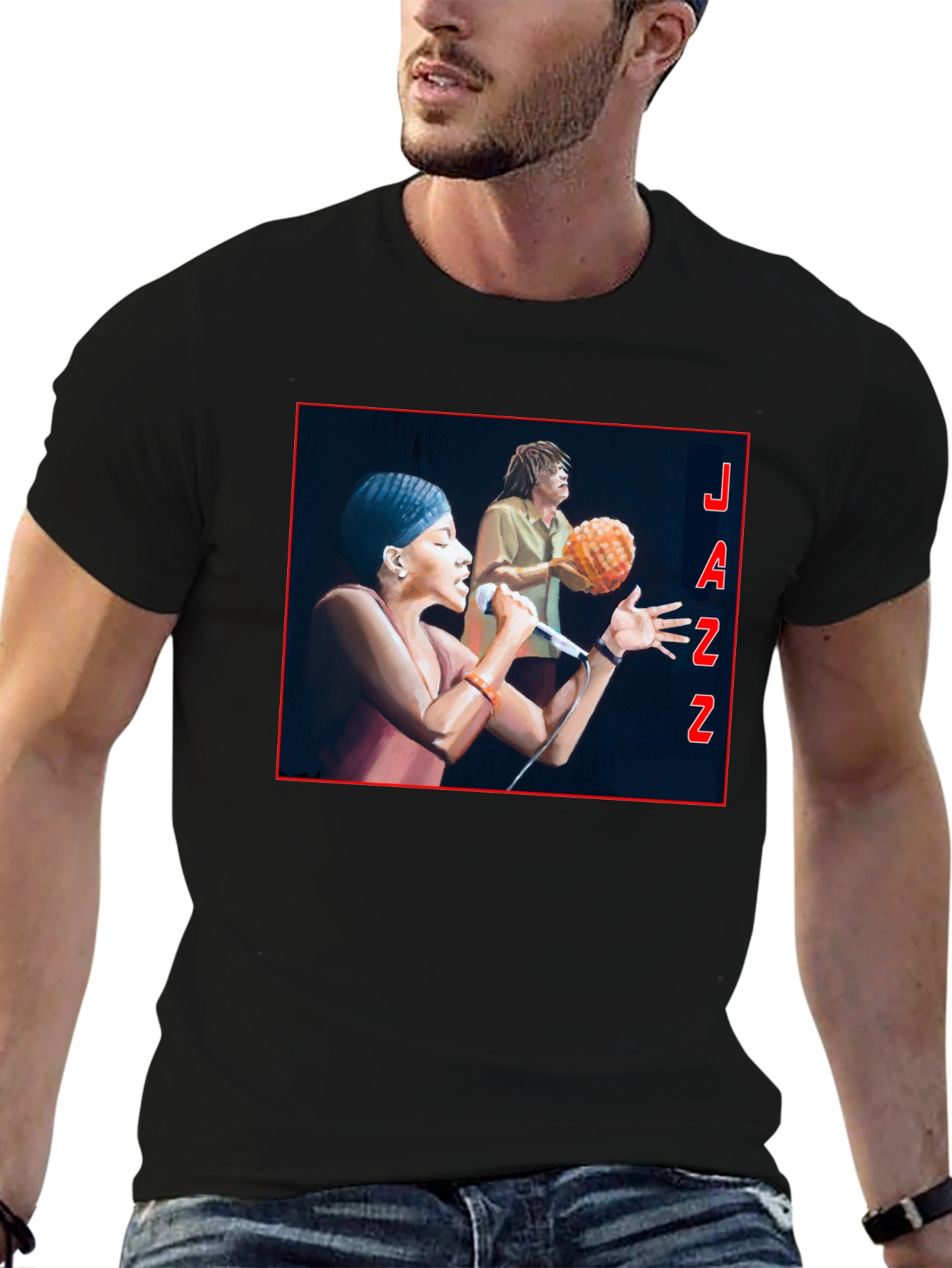 Jazz Music T-Shirt - Cool Graphic Tee