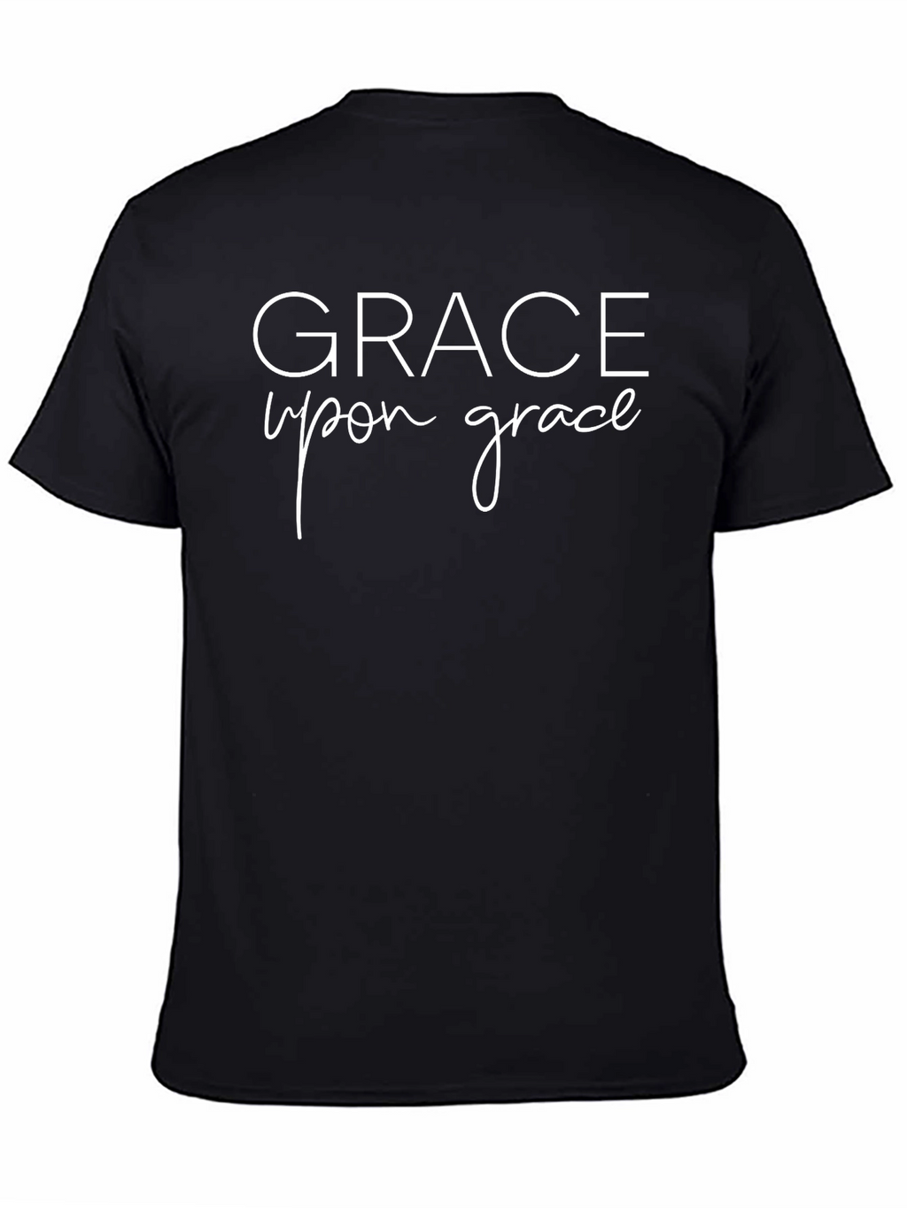Grace Upon Grace Black Graphic Tee