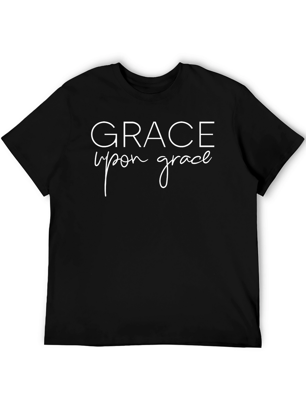 Grace Upon Grace Black Graphic Tee
