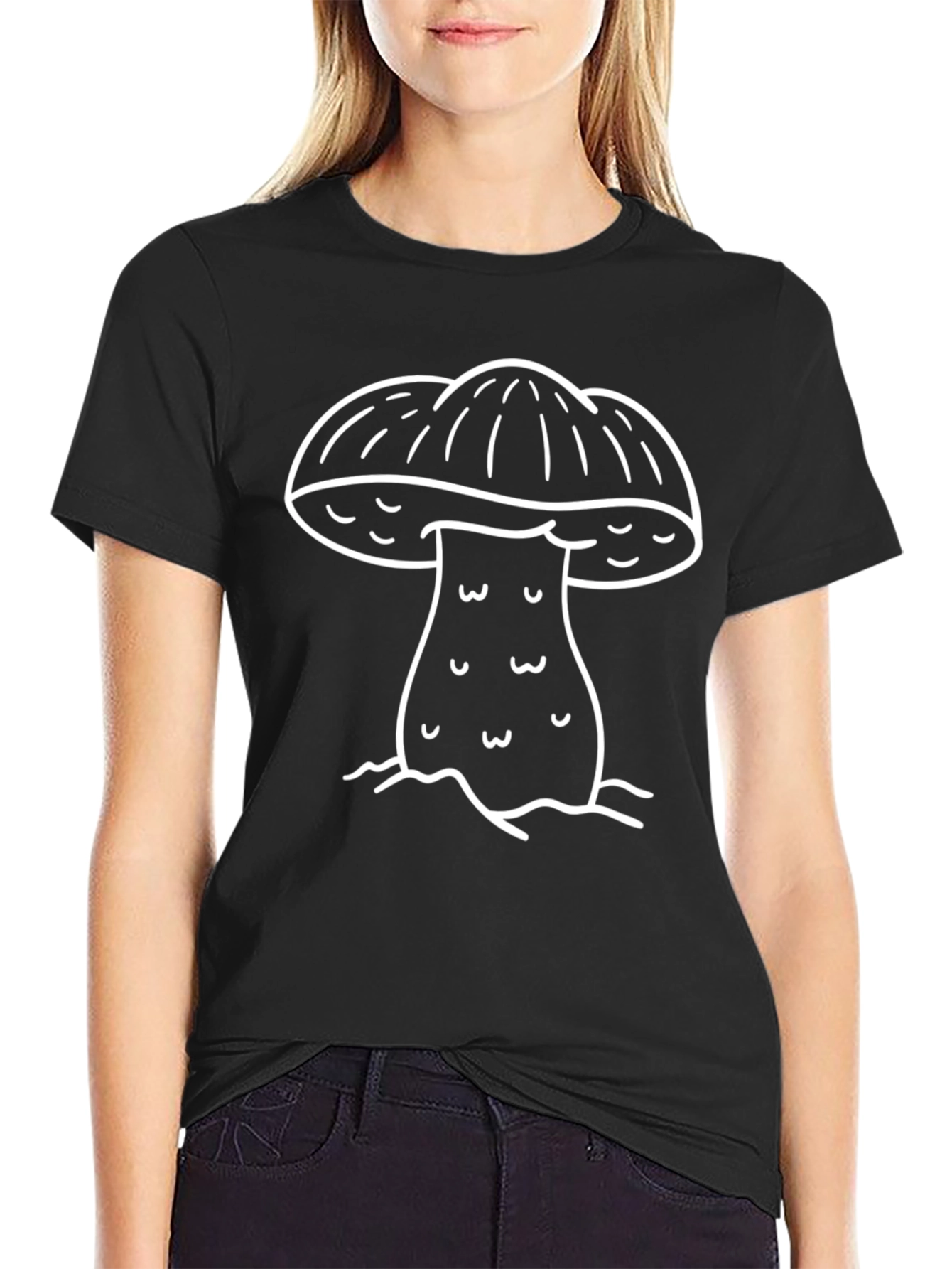 Mushroom Graphic Tee - Unique Design Casual Comfort