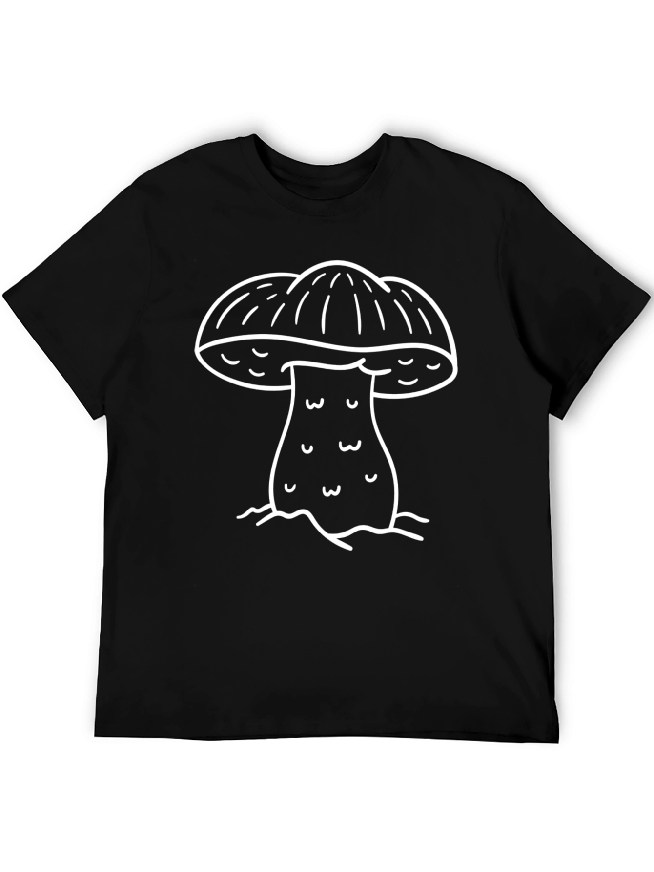 Mushroom Graphic Tee - Unique Design Casual Comfort