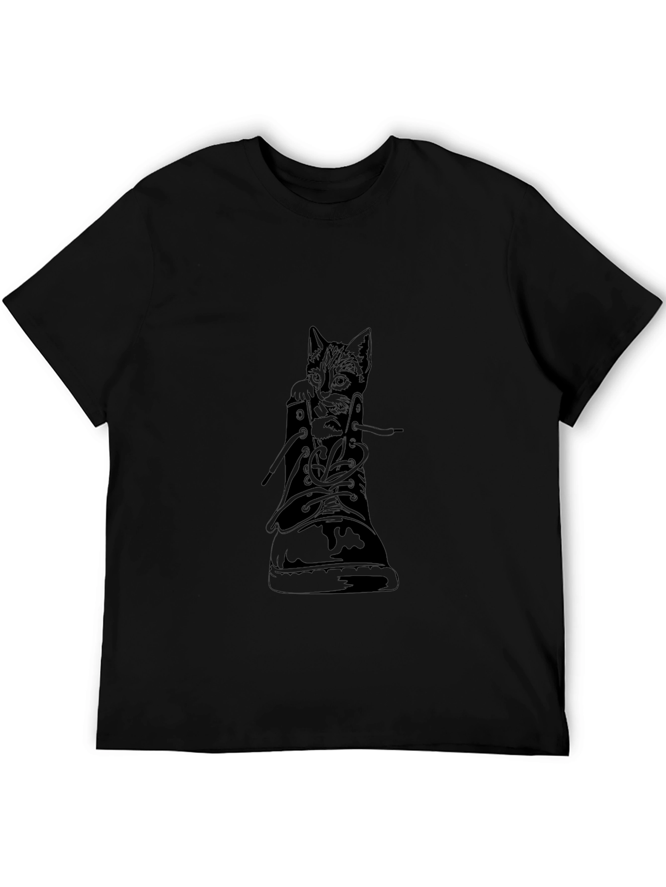 Cat in Boot Graphic T-Shirt