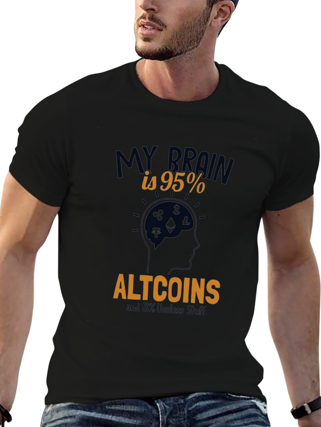 95% Altcoins Funny Crypto T-Shirt