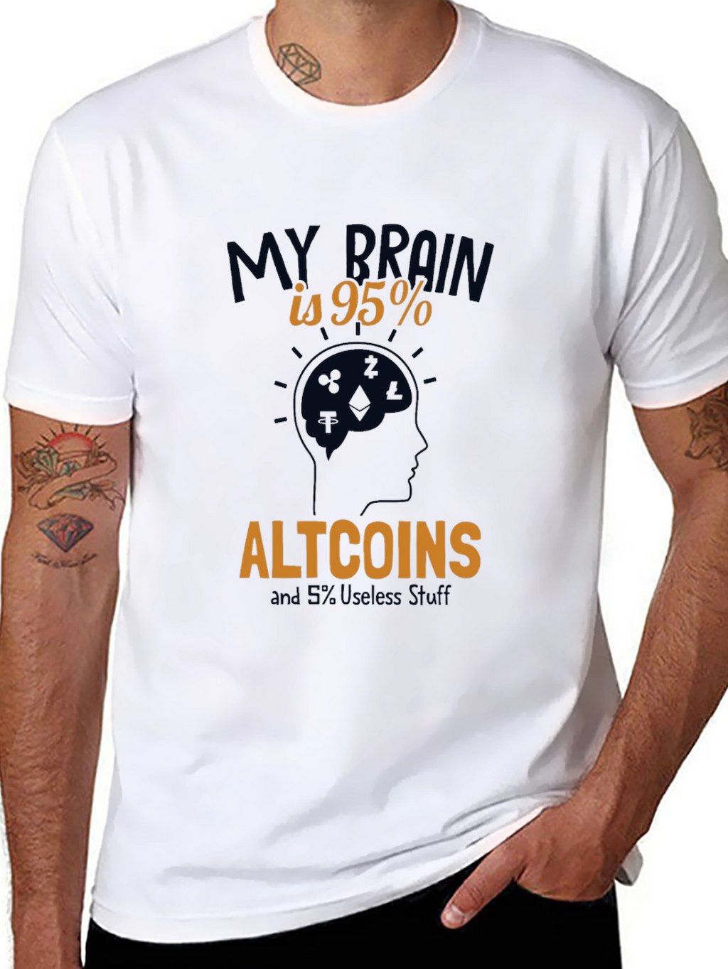 95% Altcoins Funny Crypto T-Shirt