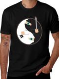 Yin Yang Ninja T-Shirt - Black