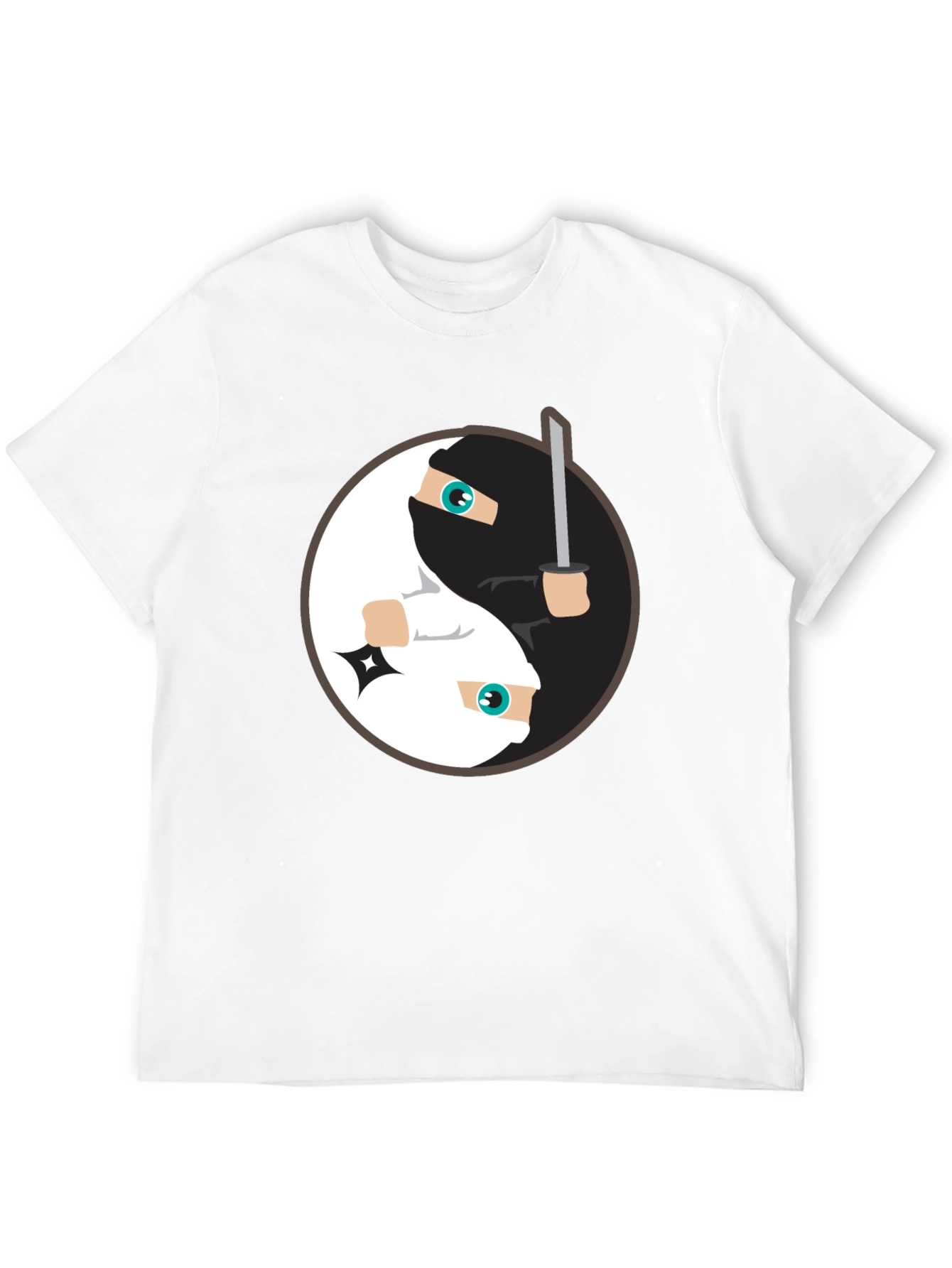 Yin Yang Ninja T-Shirt - Black