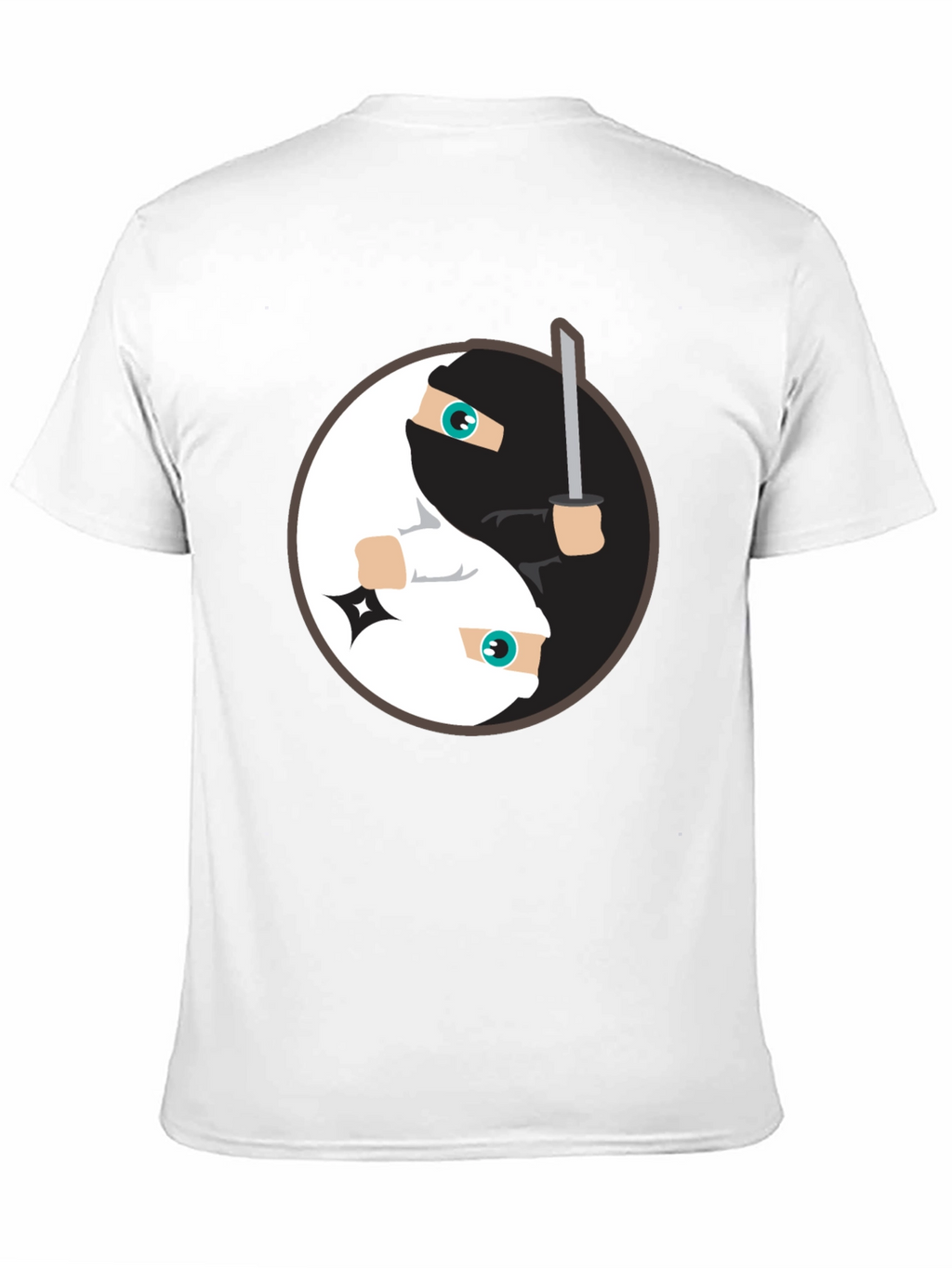 Yin Yang Ninja T-Shirt - Black