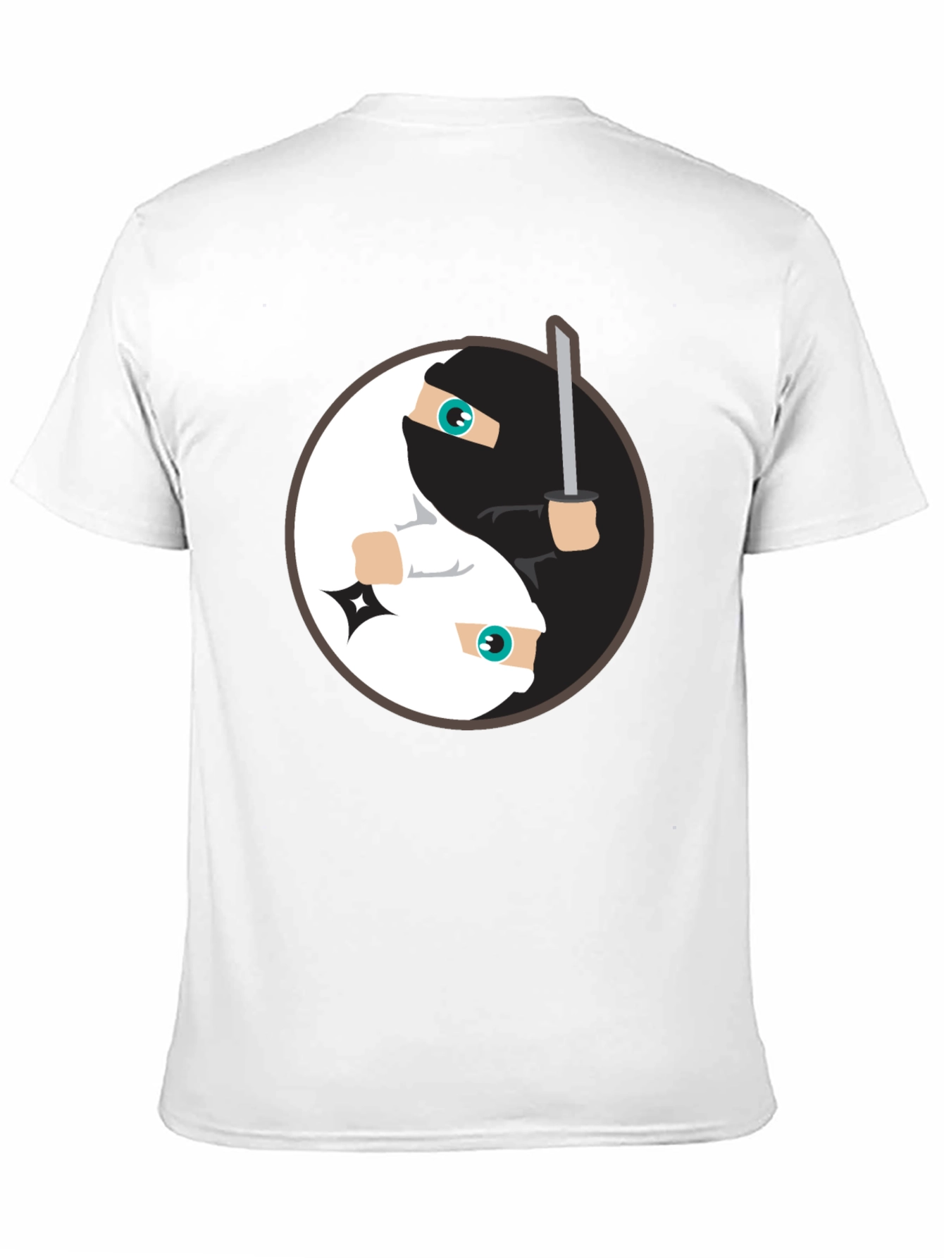 Yin Yang Ninja T-Shirt - Black