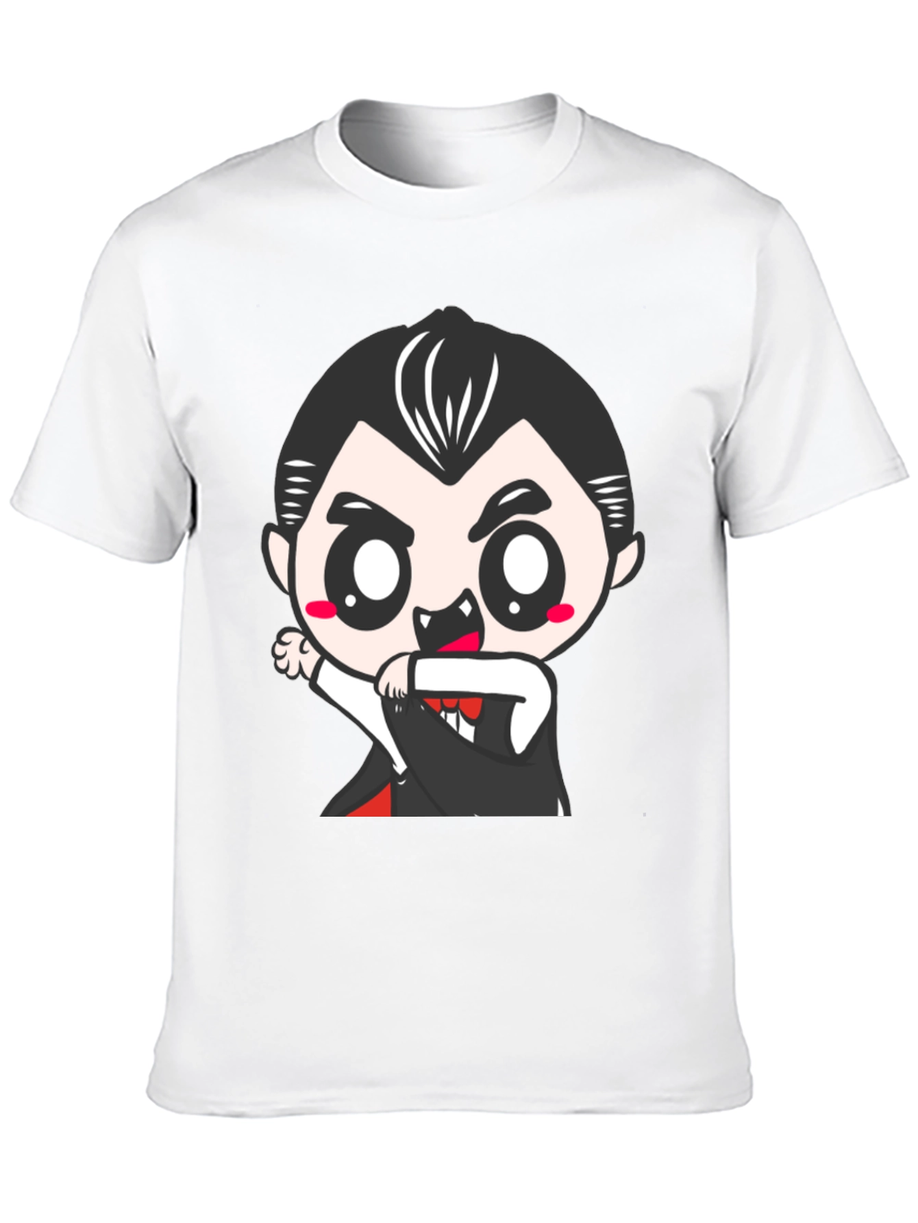 Cute Cartoon Vampire Graphic Tee
