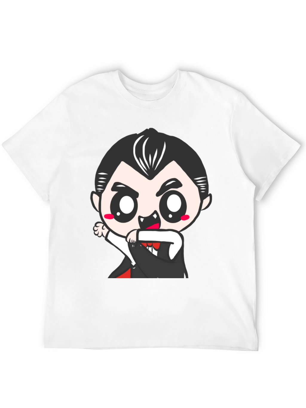 Cute Cartoon Vampire Graphic Tee
