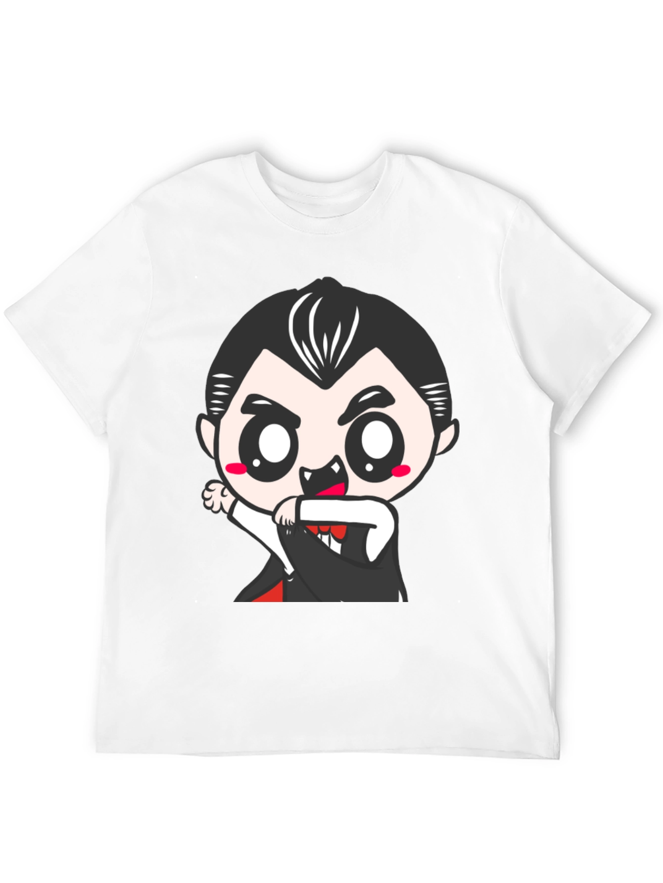 Cute Cartoon Vampire Graphic Tee