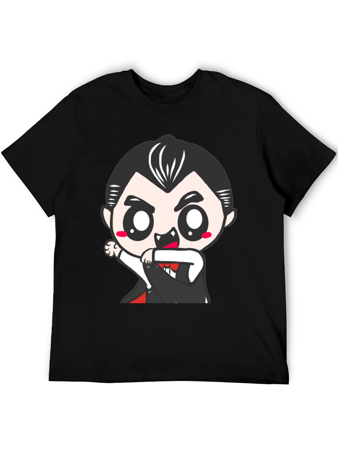 Cute Cartoon Vampire Graphic Tee