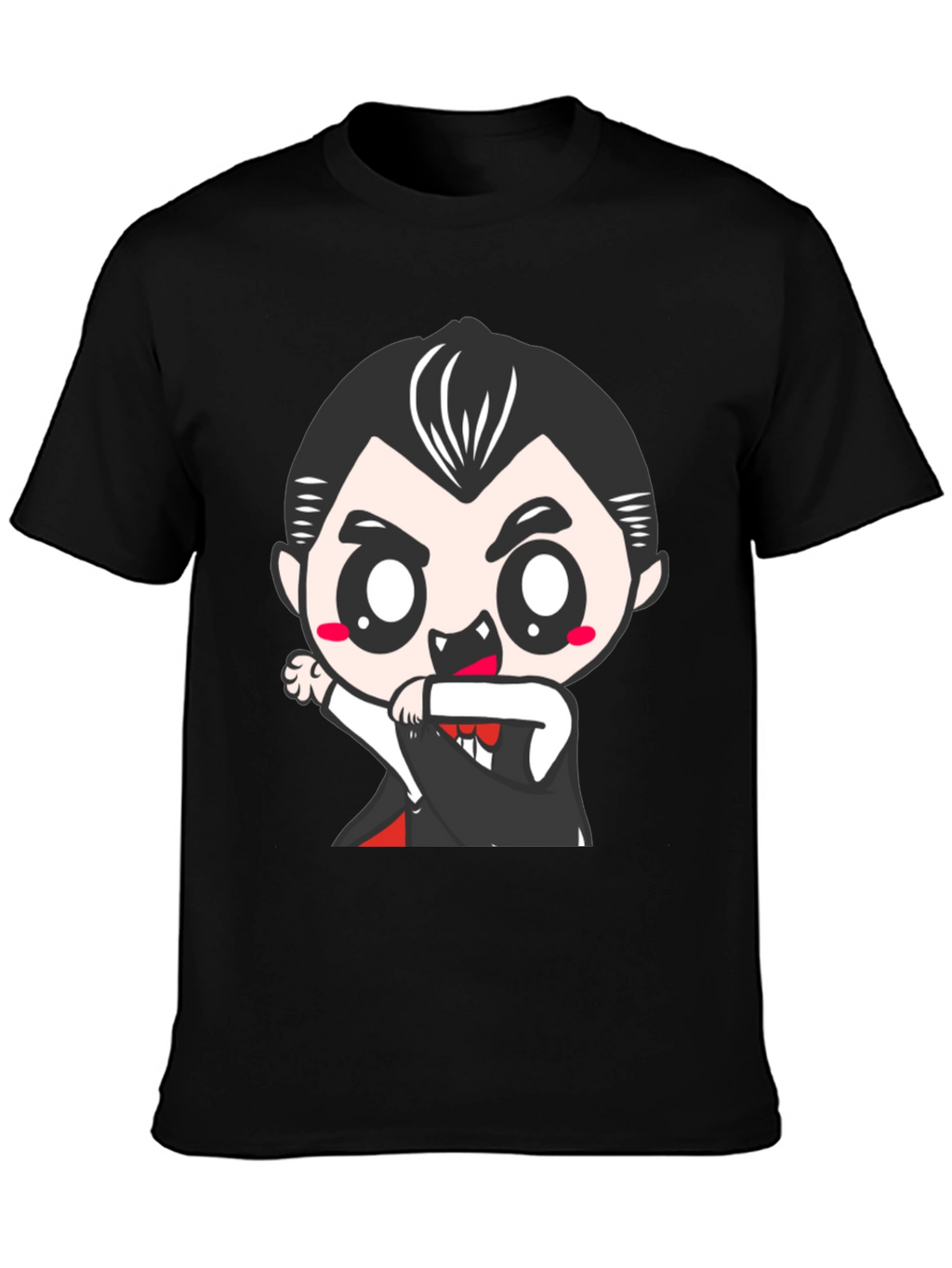 Cute Cartoon Vampire Graphic Tee