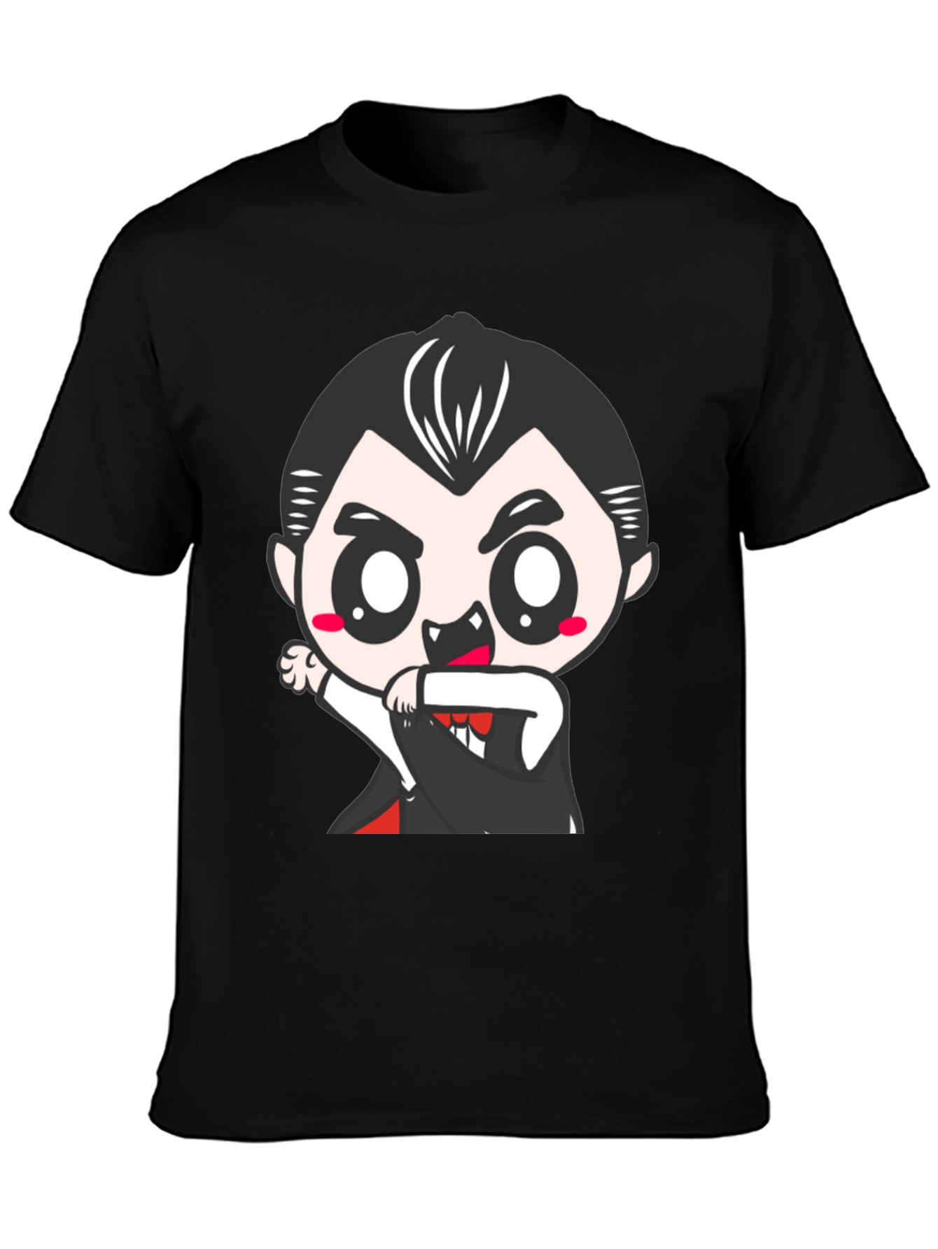 Cute Cartoon Vampire Graphic Tee