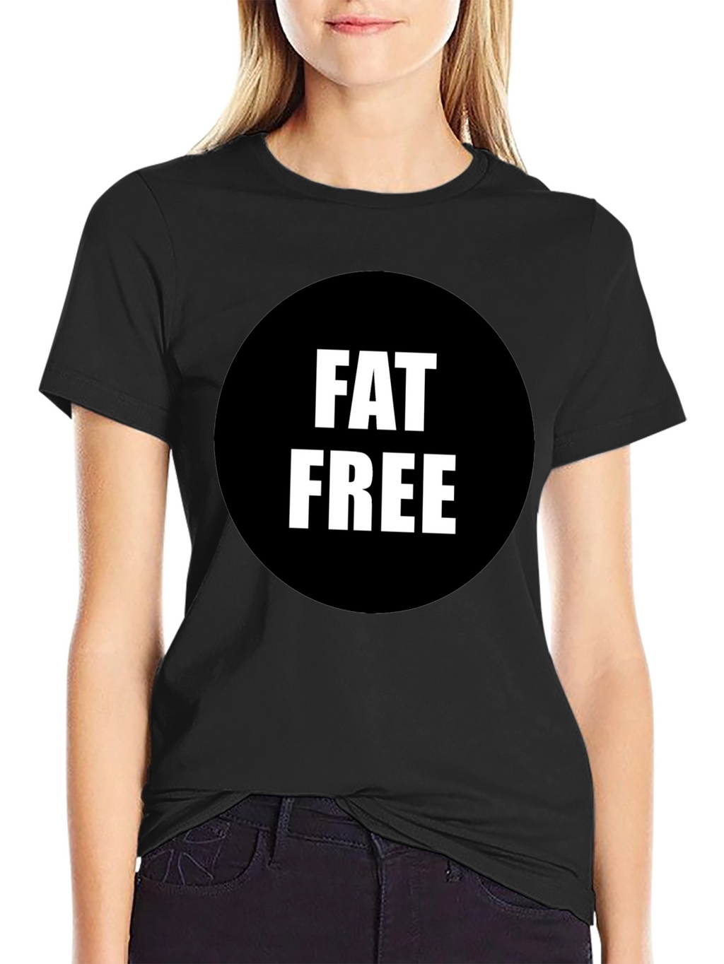 Fat Free Black Graphic Tee