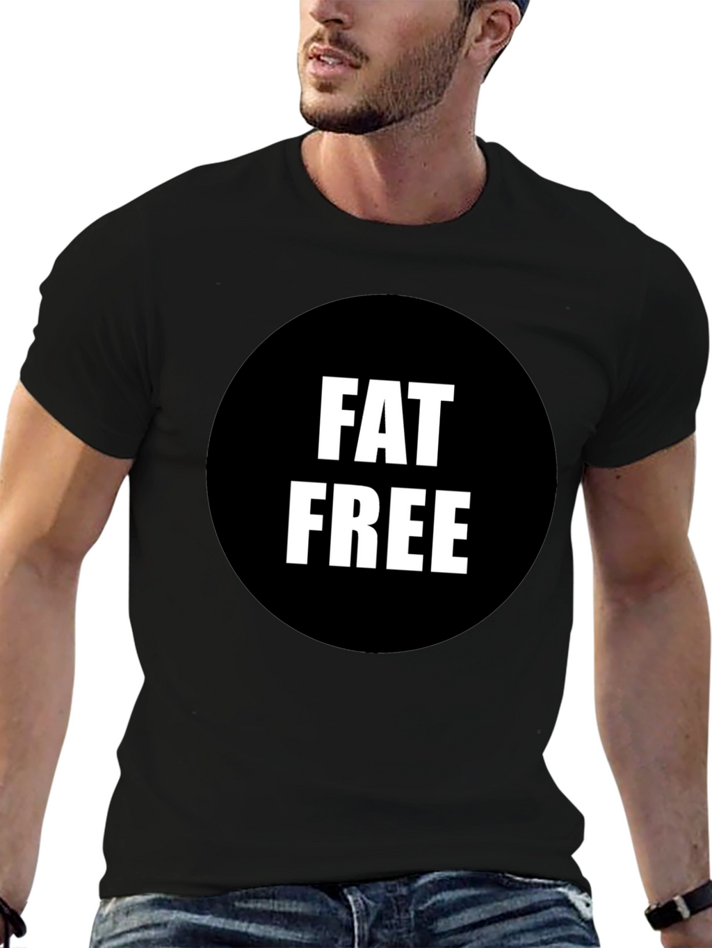 Fat Free Black Graphic Tee