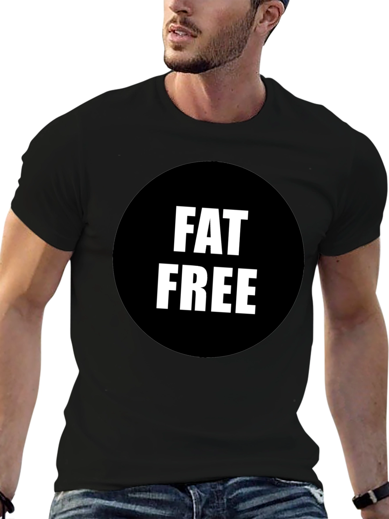 Fat Free Black Graphic Tee
