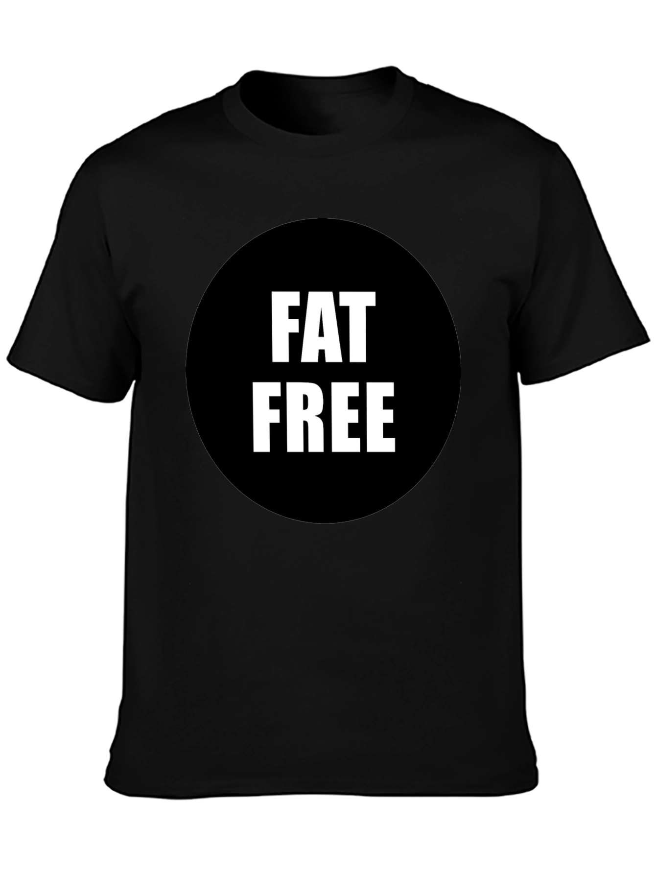 Fat Free Black Graphic Tee
