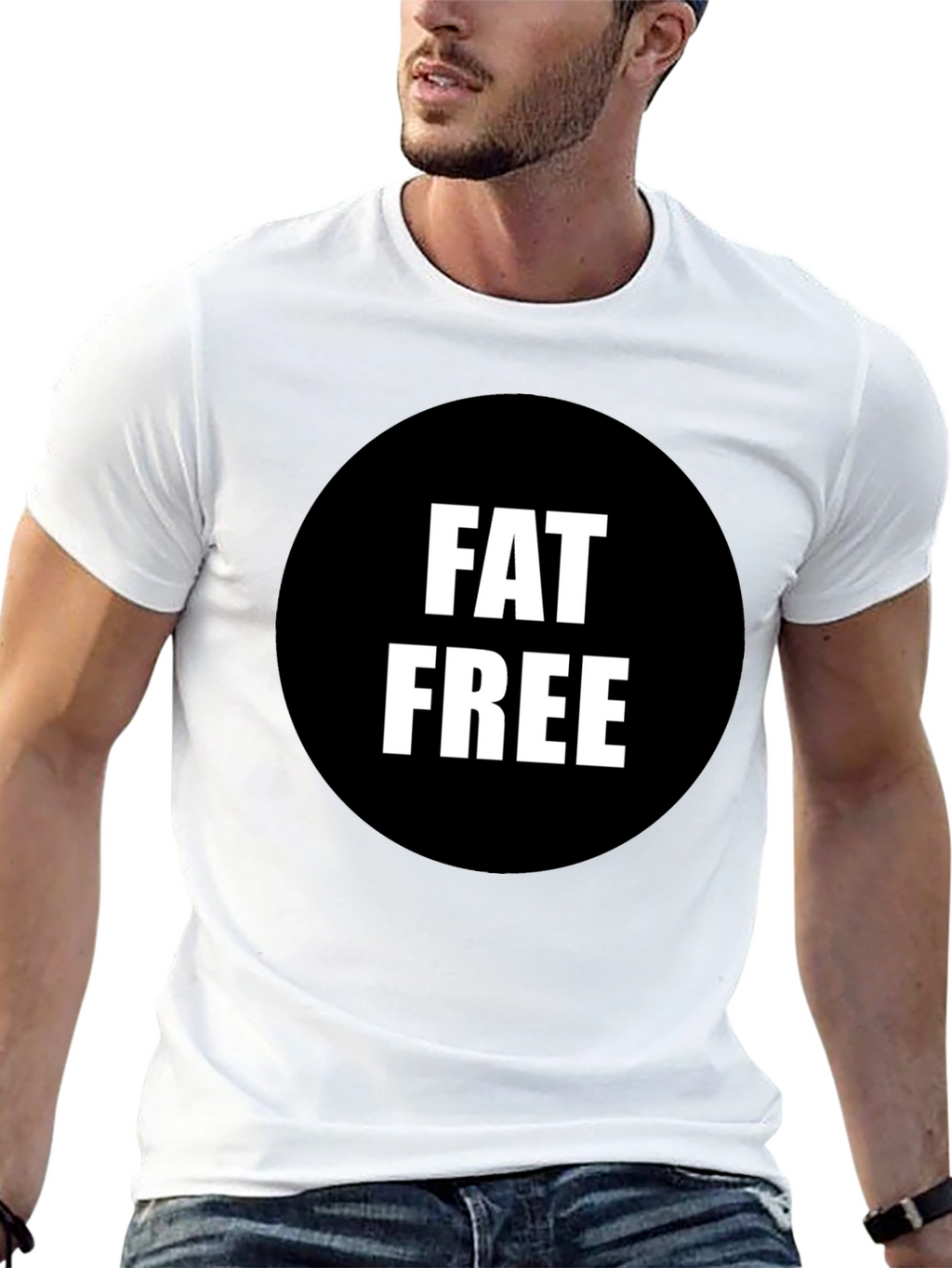 Fat Free Black Graphic Tee