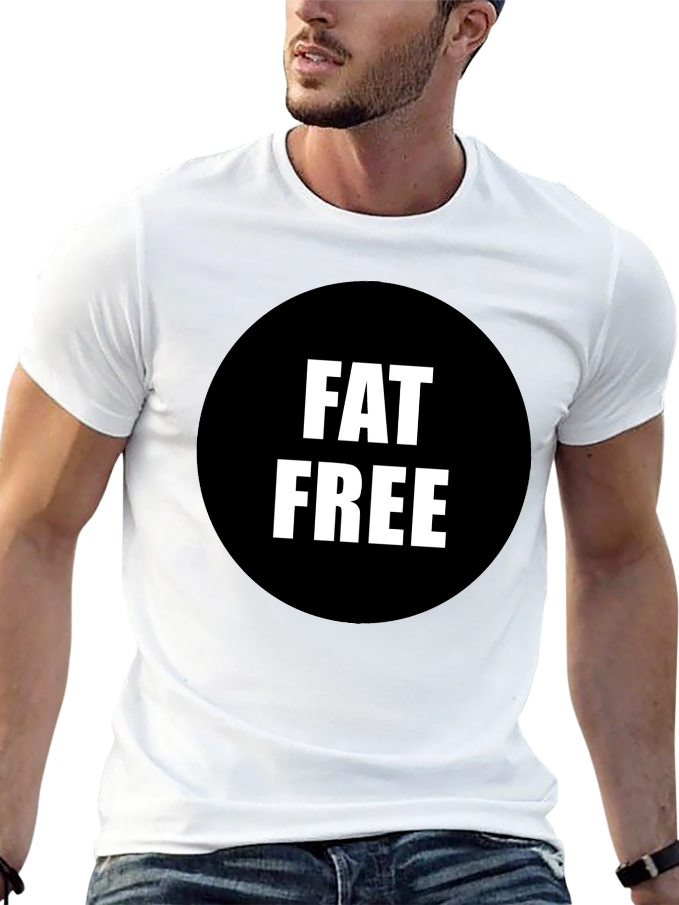 Fat Free Black Graphic Tee