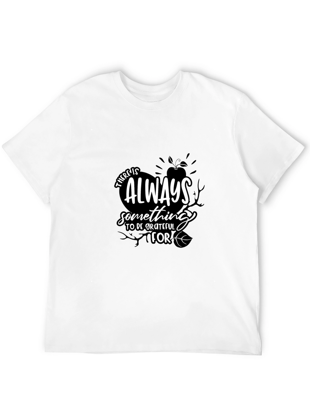 Grateful Black Graphic Tee | Soft Cotton Blend T-Shirt