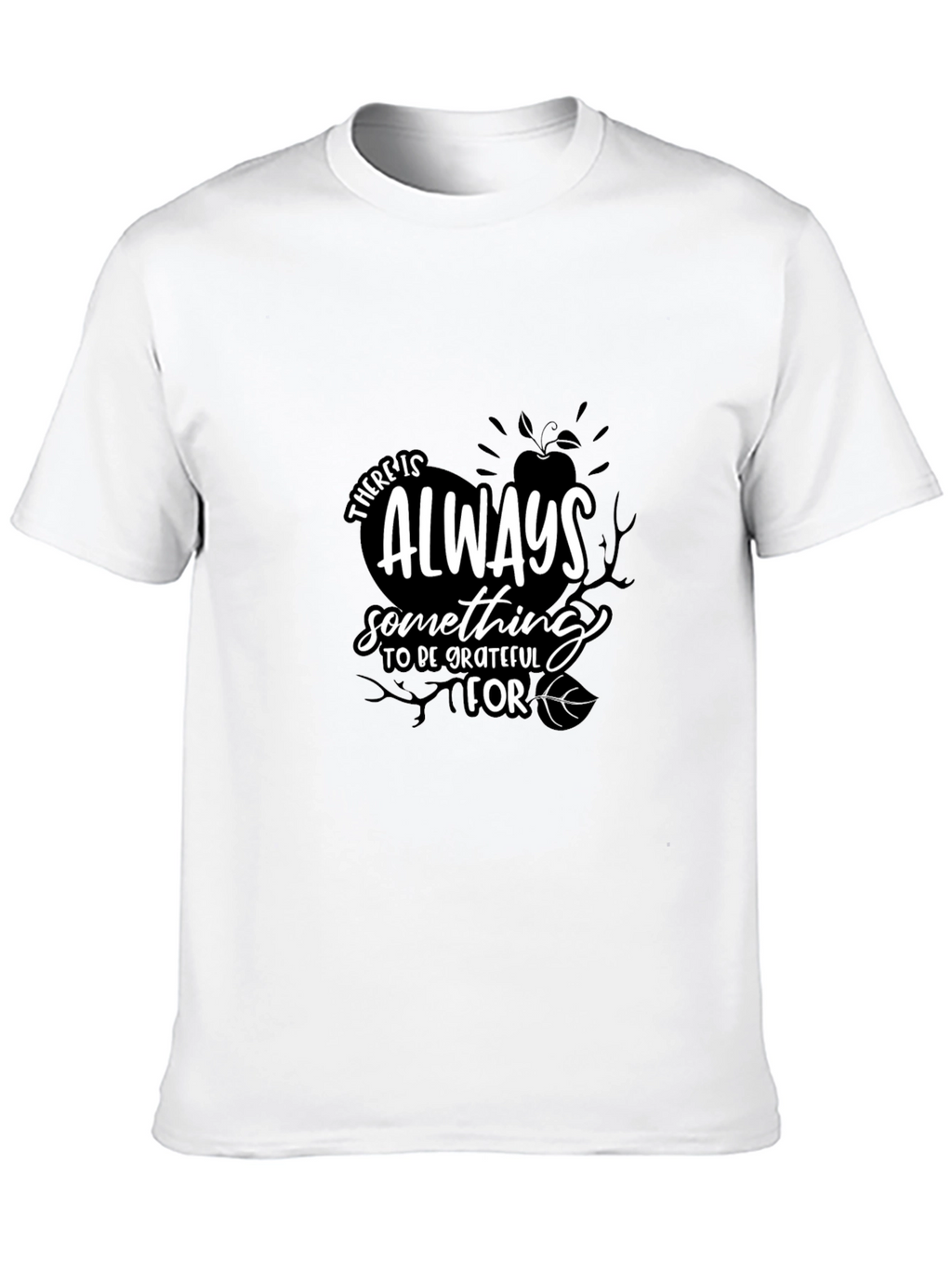 Grateful Black Graphic Tee | Soft Cotton Blend T-Shirt